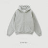 BE Loose Fleece Solid Zip Hoodie