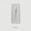 BE Men's Loose Fleece Solid Color Casual Pants