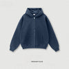 BE Loose Fleece Solid Zip Hoodie